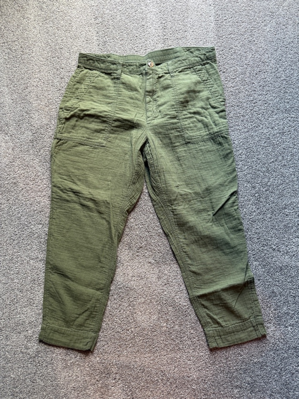 Old Navy Olive Green Women’s  Cargo-Style Cotton Pants